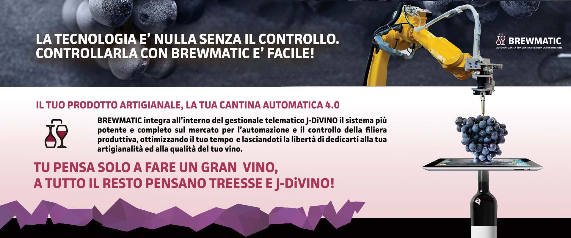 Brewmatic automazione della cantina